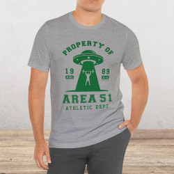 Area 51 Athletic Dept - UFO Geek T-Shirt
