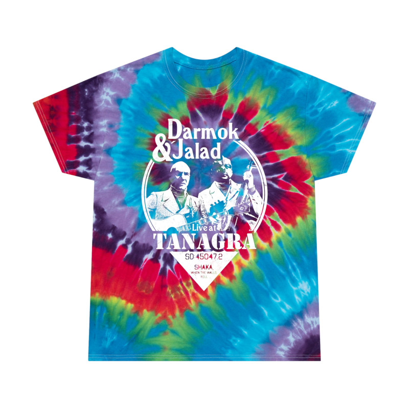 Darmok and Jalad LIVE at Tanagra Festival - Spiral Tie-Dye T-Shirt