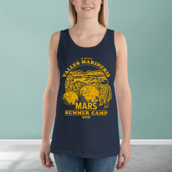 Mars Summer Camp - Space Geek Unisex Jersey Tank Top