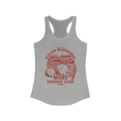 Mars Summer Camp Valles Marineris - Mars Colonist Women's Racerback Workout Tank Top