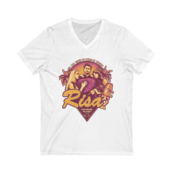 Risa Pleasure Planet - Funny Sci-Fi Unisex V-Neck T-Shirt