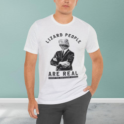 Lizard People are Real - Reptilian Conspiracy Unisex T-Shirt