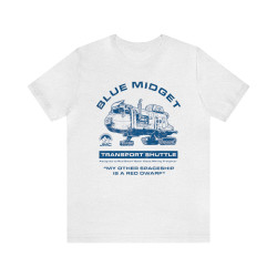 Blue Midget Transport Shuttle Spaceship T-Shirt