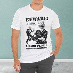 Lizard People - Reptilian Conspiracy Theory Unisex T-Shirt
